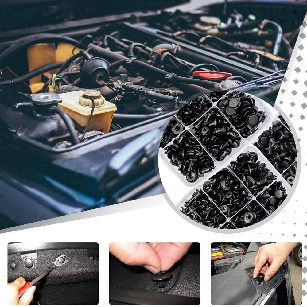 Automotive Fastener Clips & Bumper Rivets – Auto Trim Repair Kit - image 7