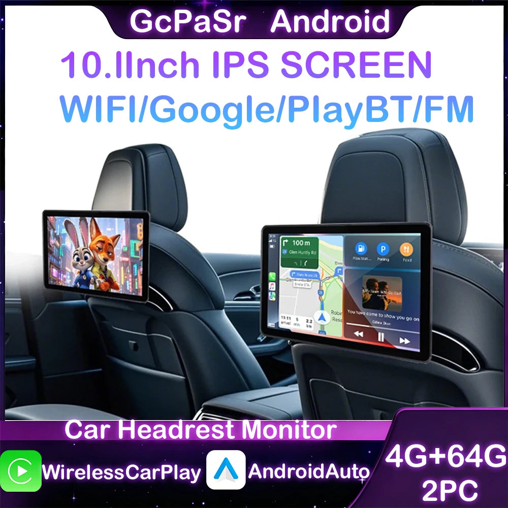 10.1" Tesla Style Android Car Stereo Wireless CarPlay Android Auto