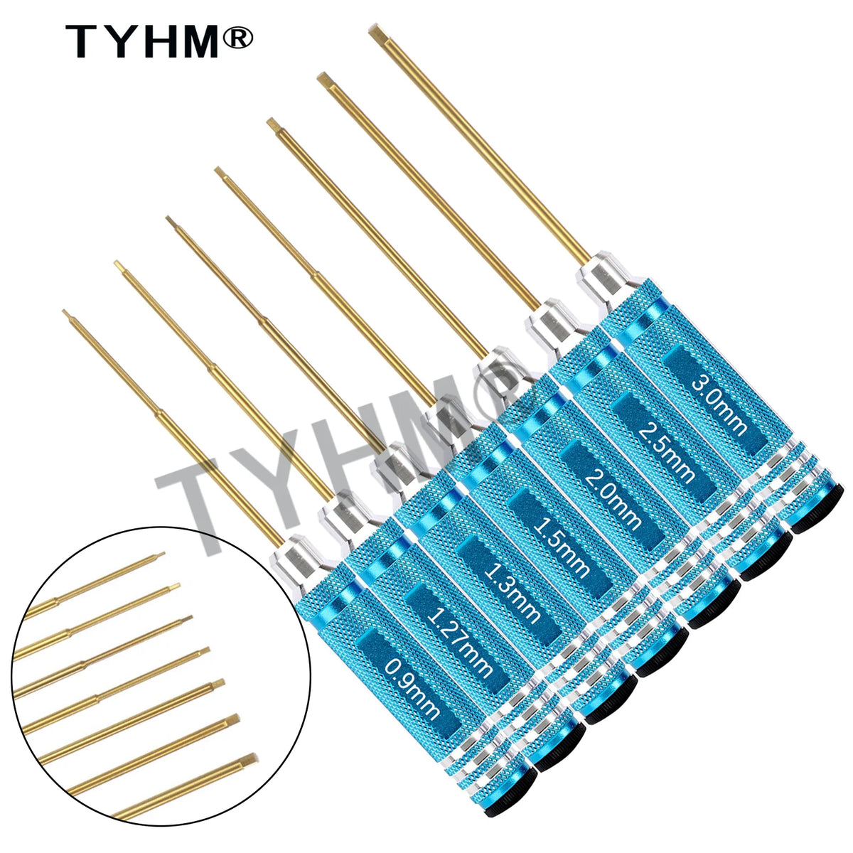 Titanium Plated Hex Screwdriver Set for RC Model Aircraft & Car - image 31