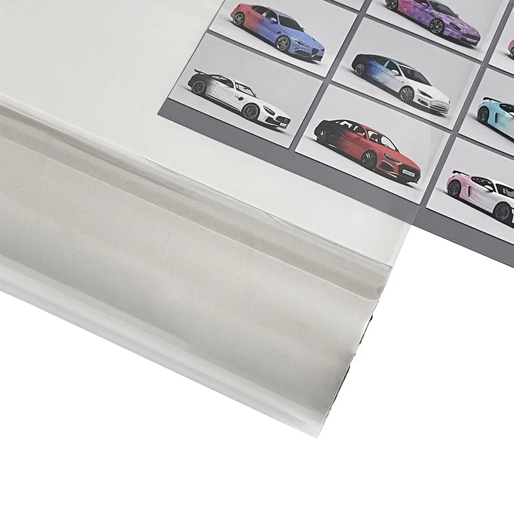 Gloss Light Black Smoke Headlight & Taillight Tint Film PVC Wrap - image 8