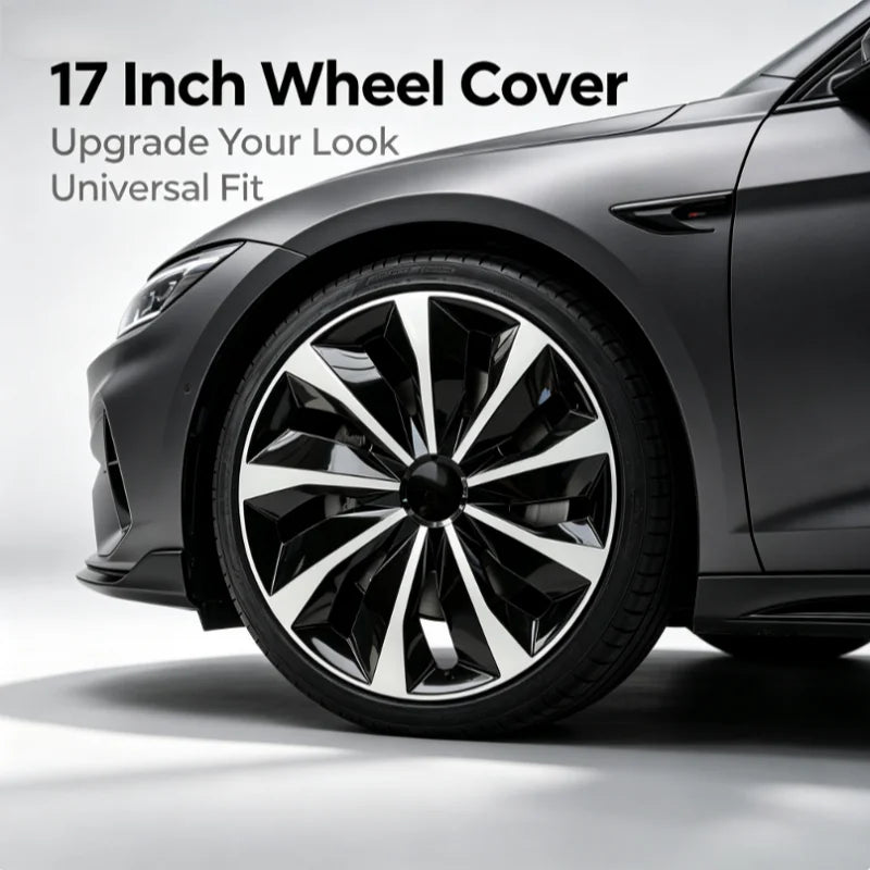17-Inch Dual-Tone Wheel Covers, Universal 4-Pack - image 11