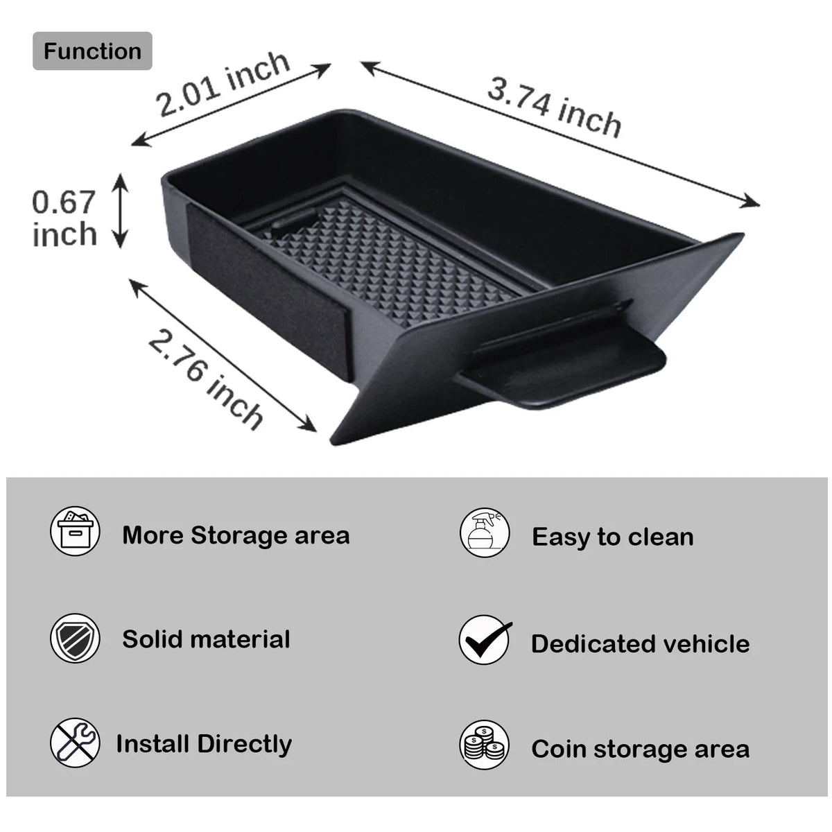 Center Console Drawer Storage Box for Ford F-150 (2015-2020)