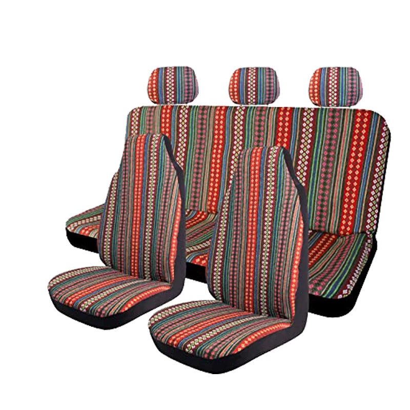 Baja Blanket Car Seat Cover Set with Steering Wheel Cover