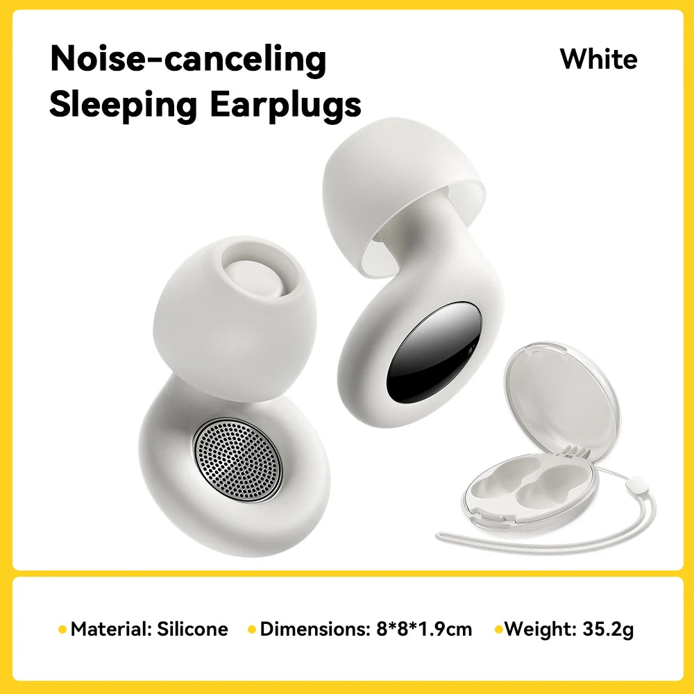 Soft Silicone Sleep Earplugs – Noise Reduction for Work & Travel