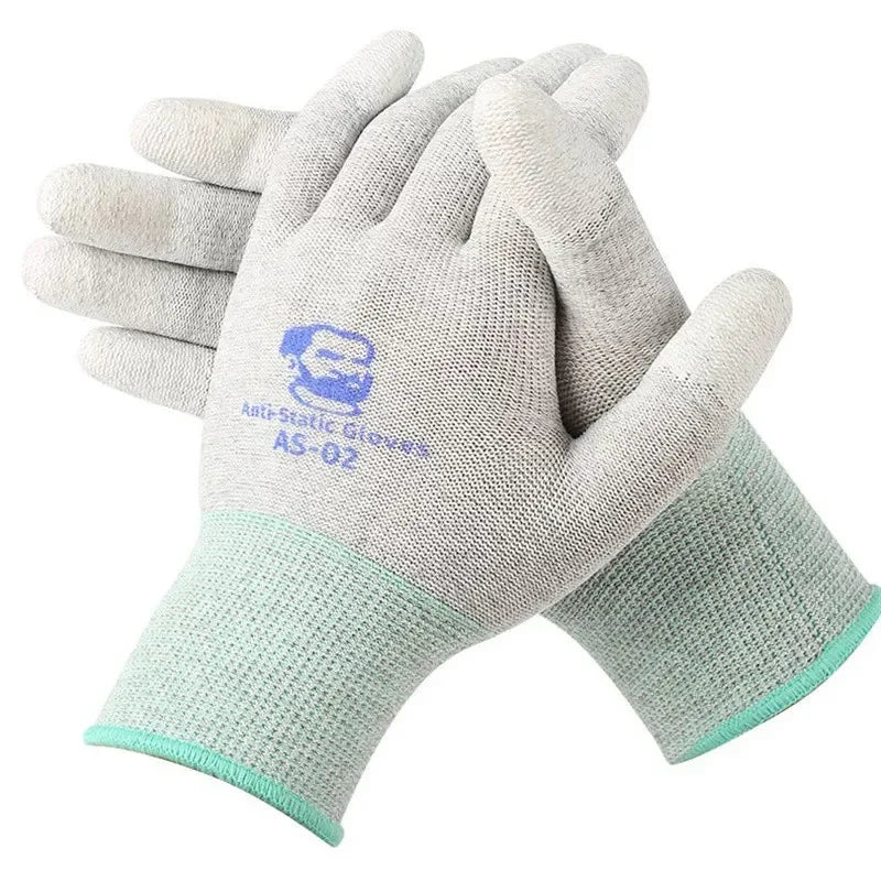 Anti-Static Carbon Fiber Gloves for Electronics Repair