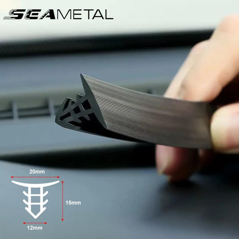 Universal Car Dashboard Sealing Strip | Noise & Dust Protection