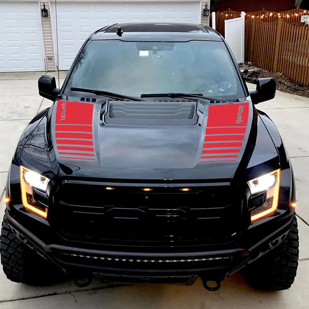 Custom Vinyl Hood Decals for Ford Ranger, Raptor & F-150 (2015-2020) - image 9