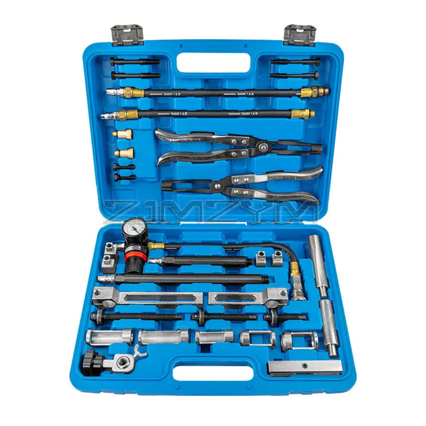 Valve Oil Seal Tool Kit Cylinder Head Valve Spring Compressor Installer - image 8