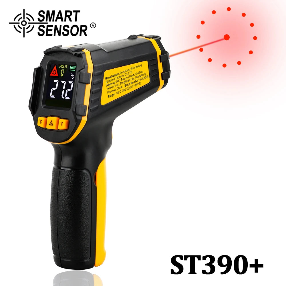 Digital Infrared Thermometer Non Contact Laser IR Temperature LCD Display Gun Pyrometer Tester Aquarium Temperature Instruments