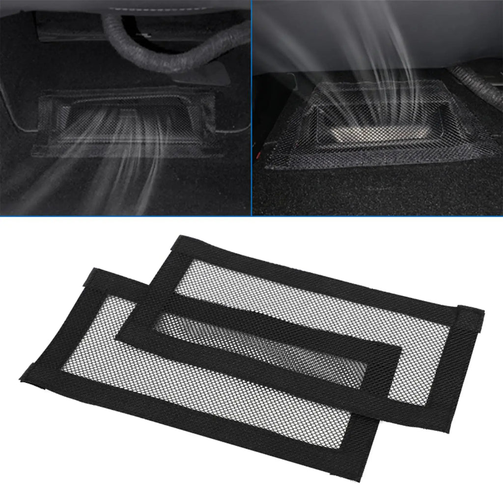 Under Seat Air Vent Covers for Tesla Model 3 and Model Y, 2 pcs