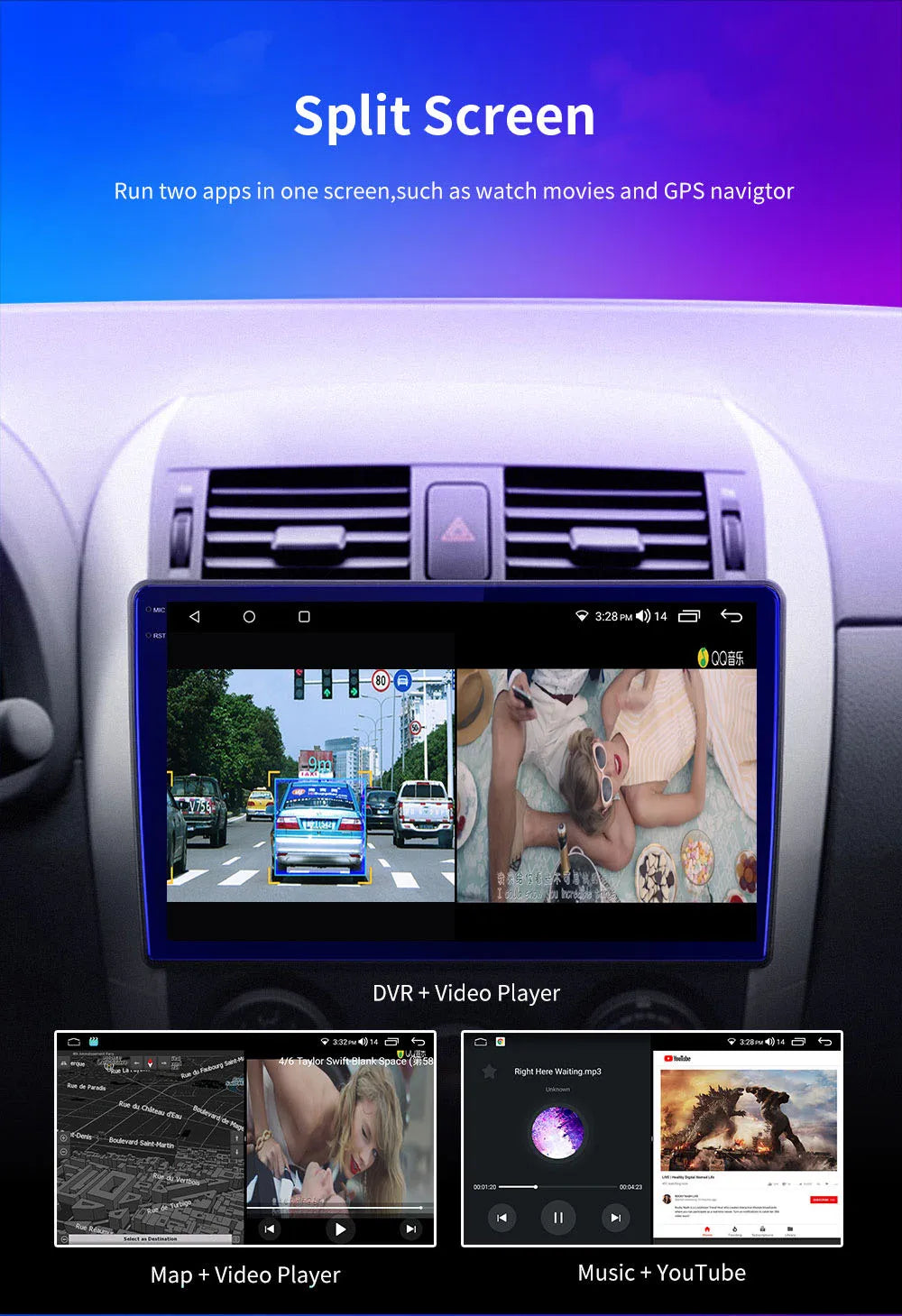 9" Touchscreen CarPlay Android Auto Stereo Chevy Silverado 2014-2018 - image 20