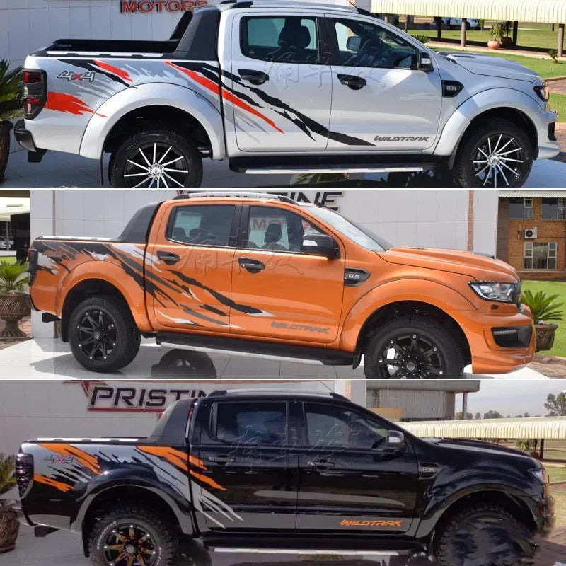 Car Body and Hood Vinyl Decal Kit for Ranger Raptor F150