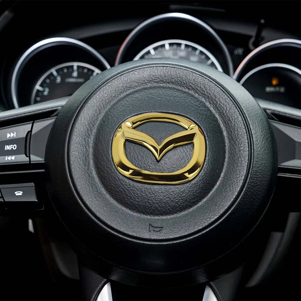 Steering Wheel Center Cover Sticker for 2 3 5 6 CX Series