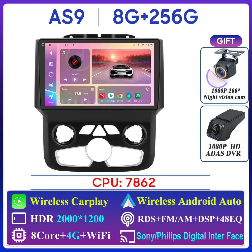 Dodge Ram 2013-2018 Multimedia Player with GPS, Bluetooth, CarPlay - image 14