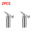 2pcs 80cc Capacity Output Pressure Oiler 1000PSI Mini Grease Gun Machine Grease Gun Injector for Greasing Small Accessories