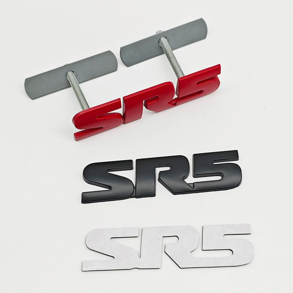 3D Metal SR5 Emblem Badge for Toyota Tacoma Tundra Hilux 4Runner - image 2