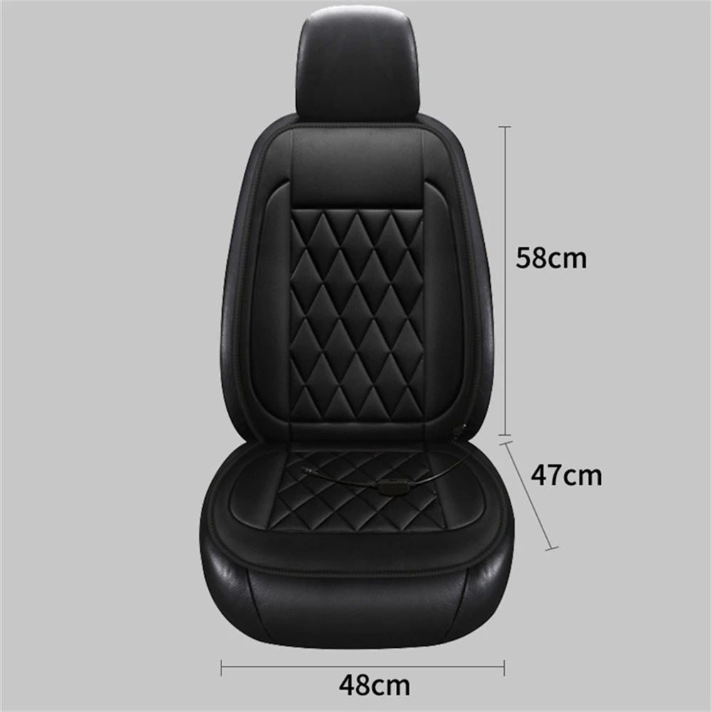 12V Heated Car Seat Cushion with High and Low Settings