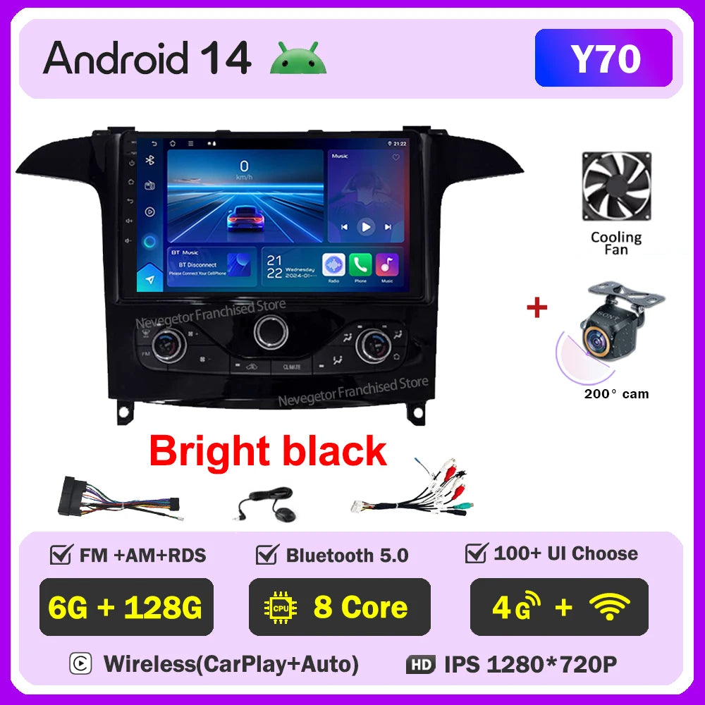 Android 16 9-Inch Car Multimedia Player for Ford S-MAX & Galaxy - image 14