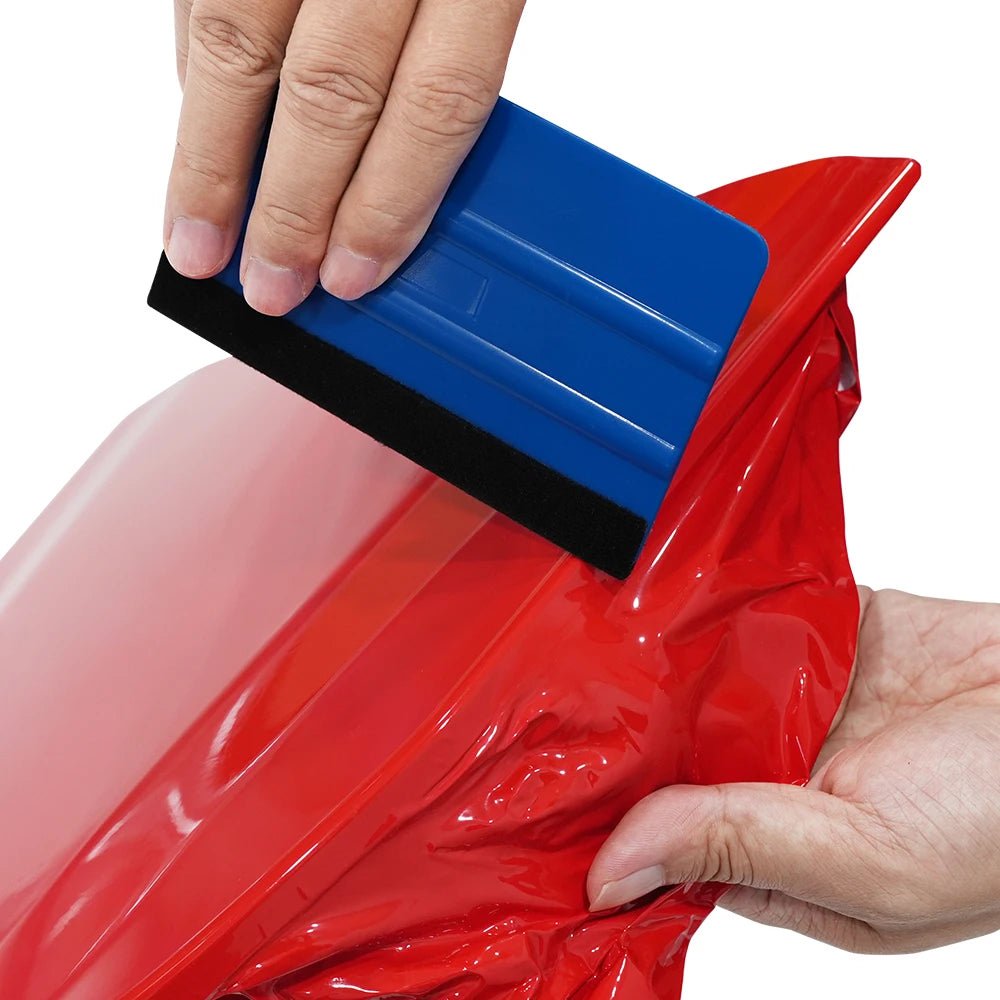 Glossy Red Car Vinyl Wrap Roll – Bubble Free PVC Adhesive Film - image 2