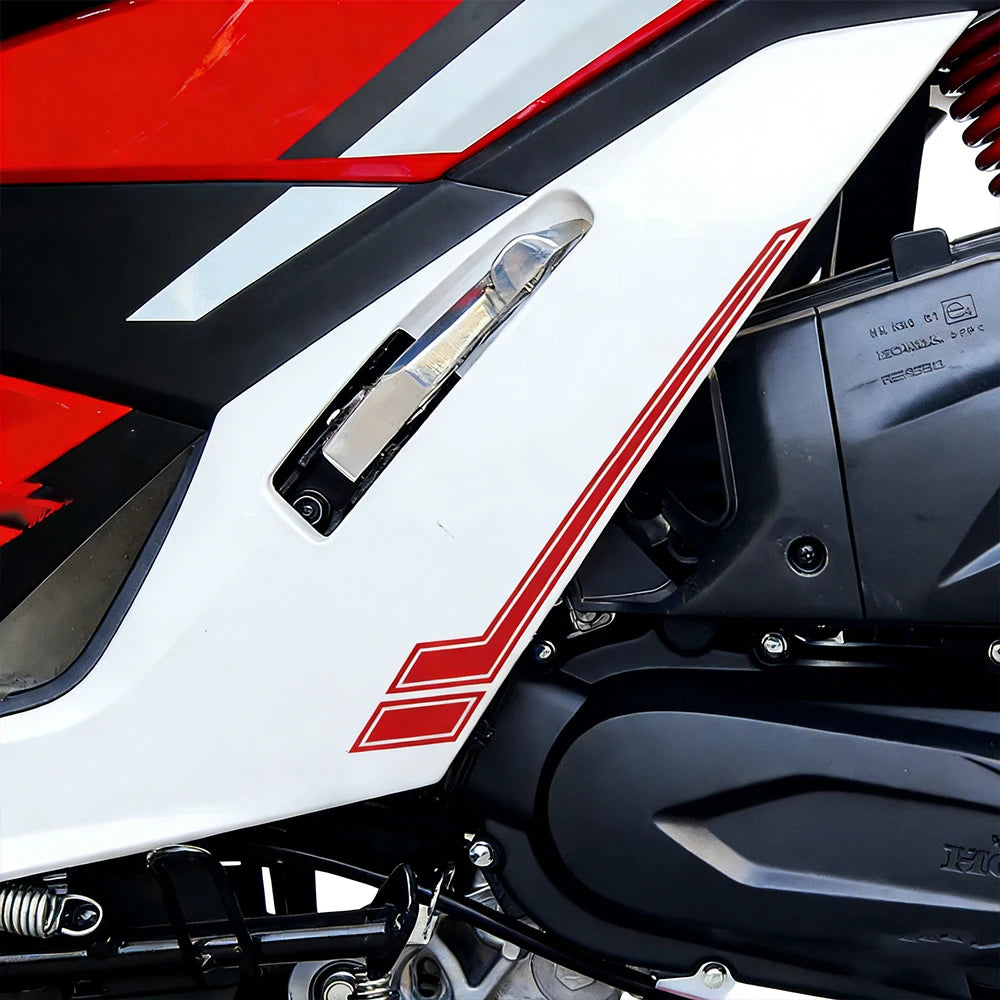Universal Reflective Motorcycle Front Fender Decal, Waterproof - view 3