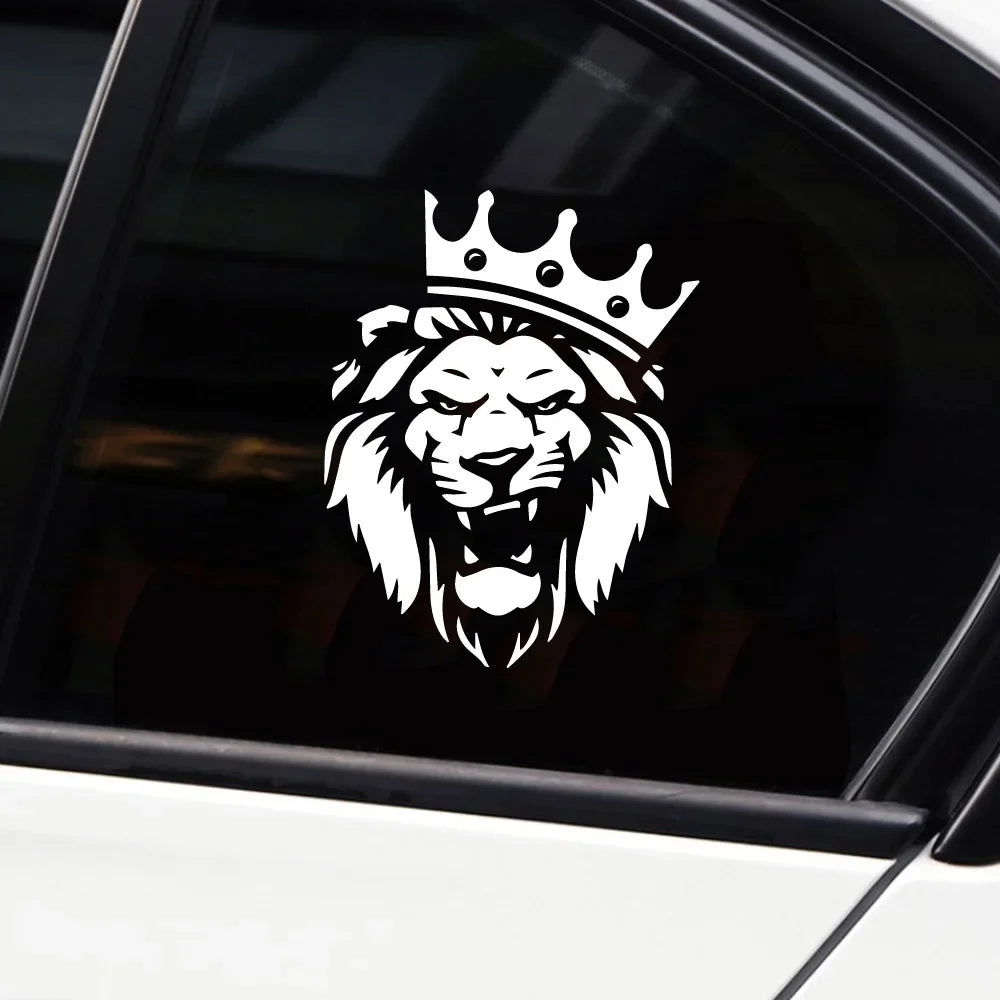 Lion Car Decal PVC Sticker – Waterproof & UV Resistant Custom Sizes - image 4