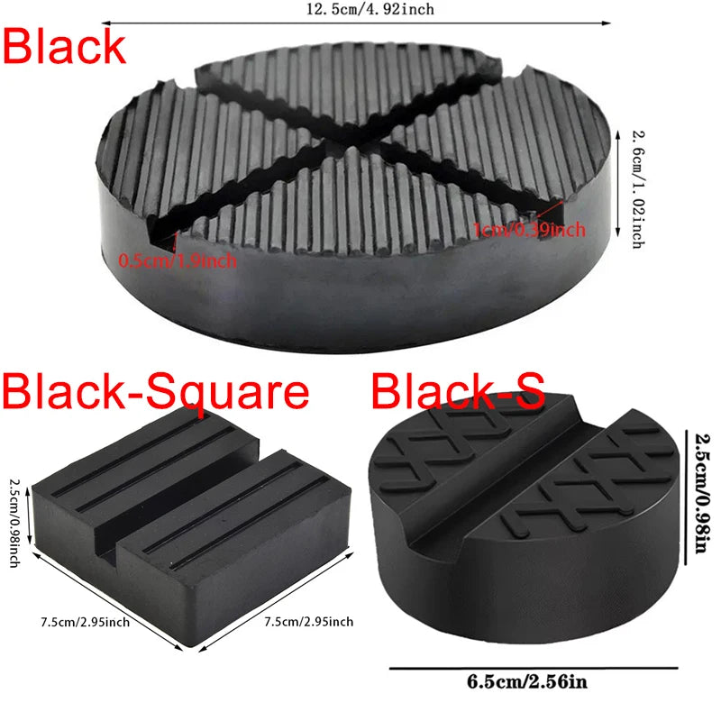 Universal Rubber Jack Pad Support Pinch Weld Slotted Floor Frame Rail Adapter Car Removal Repair Tool High Quality 2 Styles