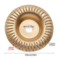 Angle Grinder Polishing Disc Woodworking Grinding Thorn Disc Flat Disc Plastic Polishing Wheel Wood Tea Plate Root Carving Tool