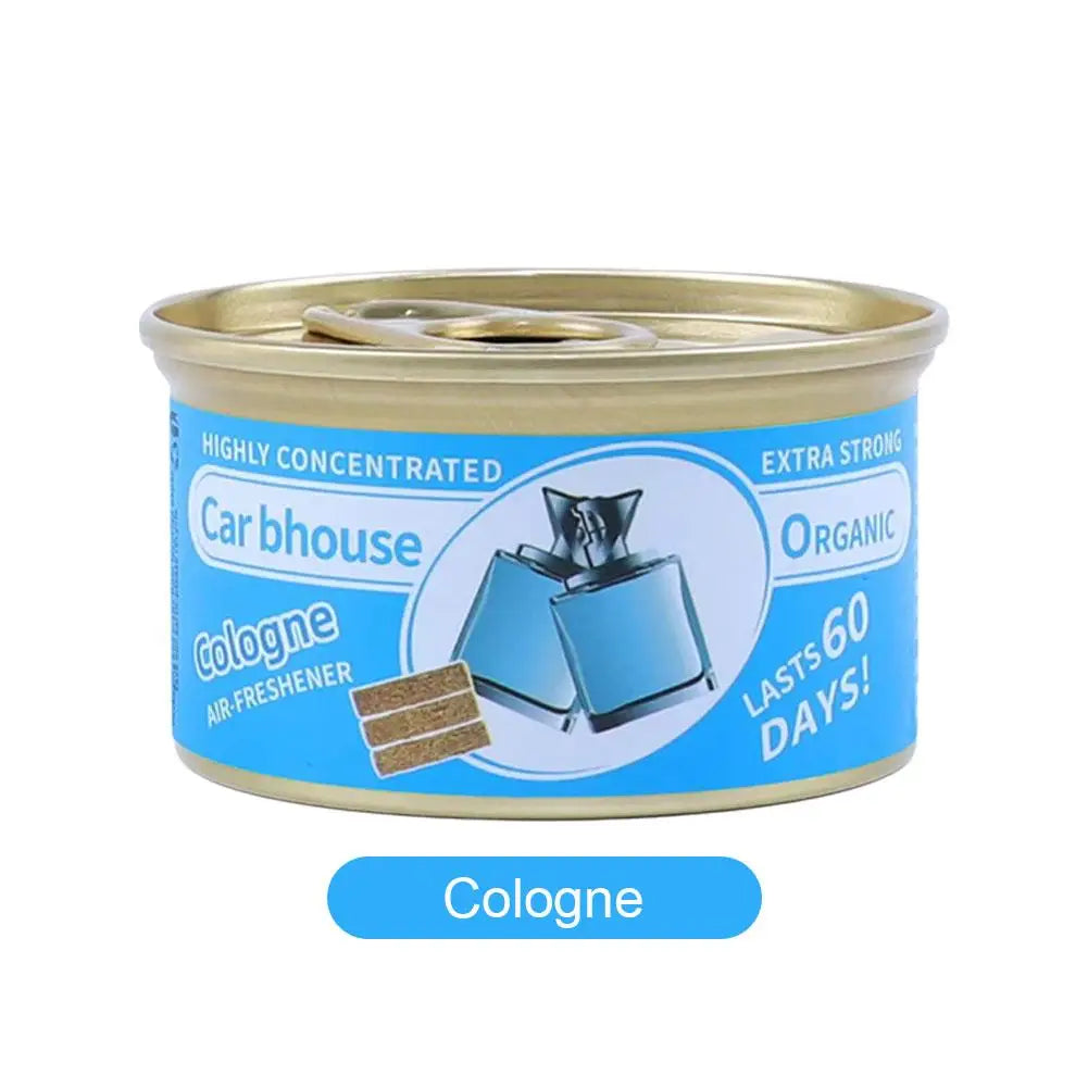 Coffee Scent Wood Block Car Air Freshener Can, Long-Lasting Deodorizer