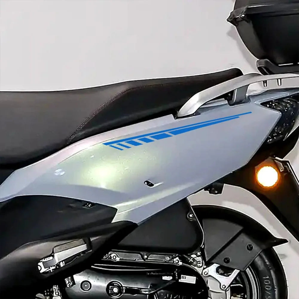 Pair of Reflective Motorcycle Front Fender Decals, 28 x 2cm - view 3