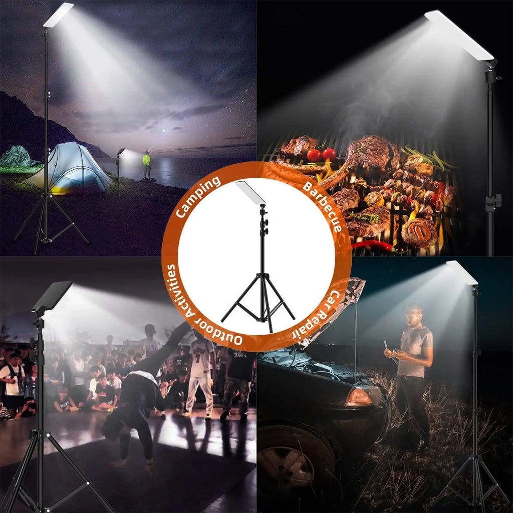 1680-Lumen Portable LED Work Light with Telescoping Tripod (USB)