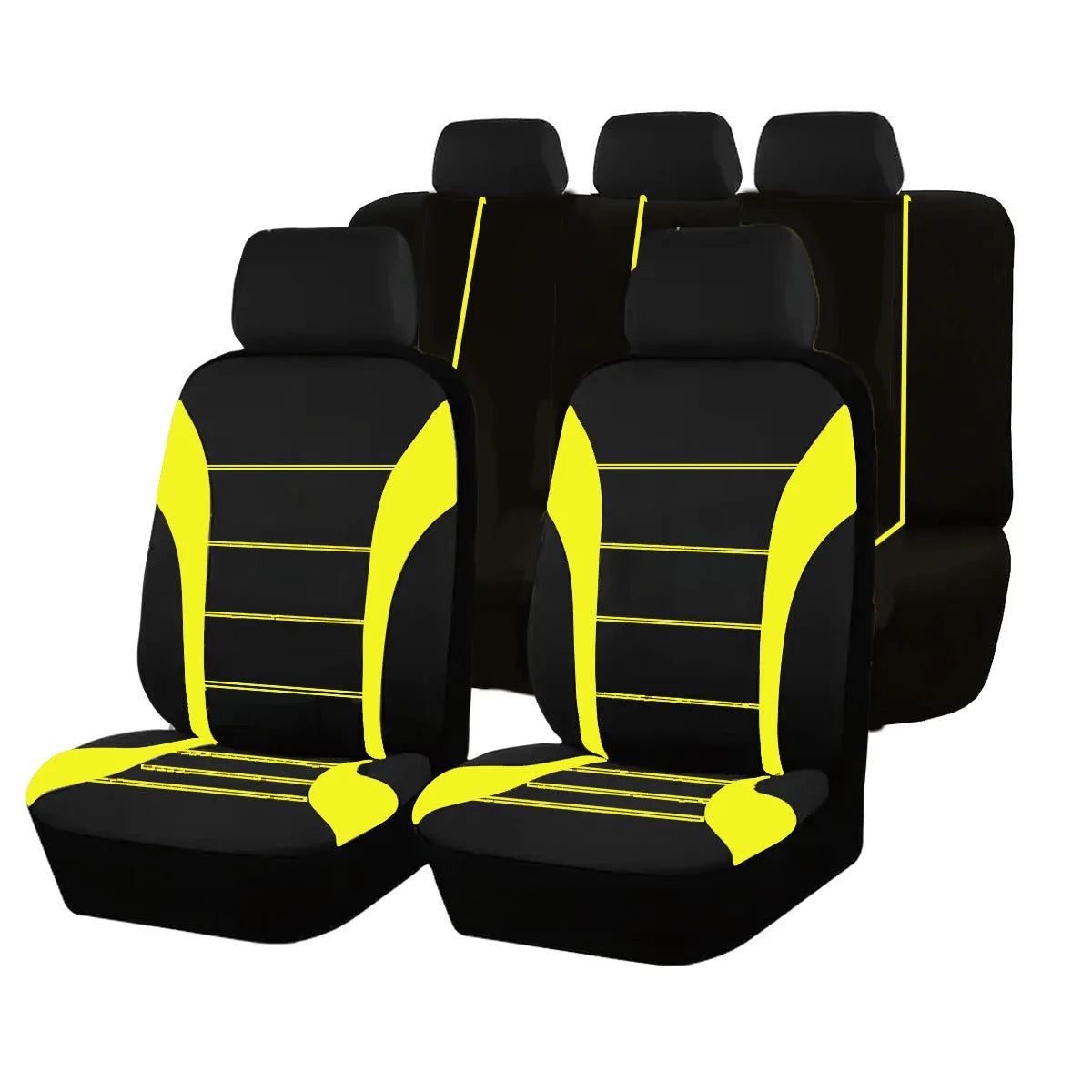Universal Car Seat Covers Full Set, 2 or 5 Seats