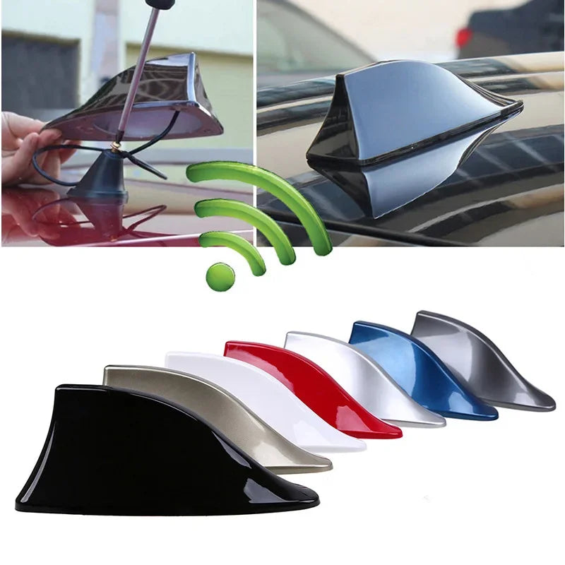 Shark Fin Roof Antenna Cover with FM/AM Cable