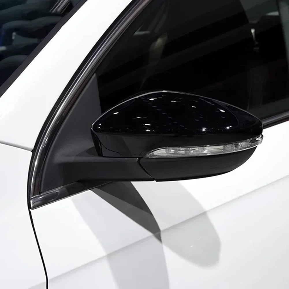 Glossy Black Side Mirror Caps for VW Golf 7 MK7 GTI - image 6