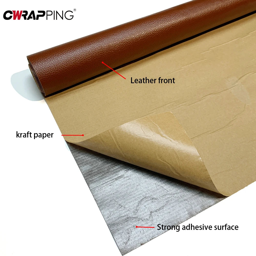 Self-Adhesive PU Leather Repair Sheet for Car Seats and Sofas