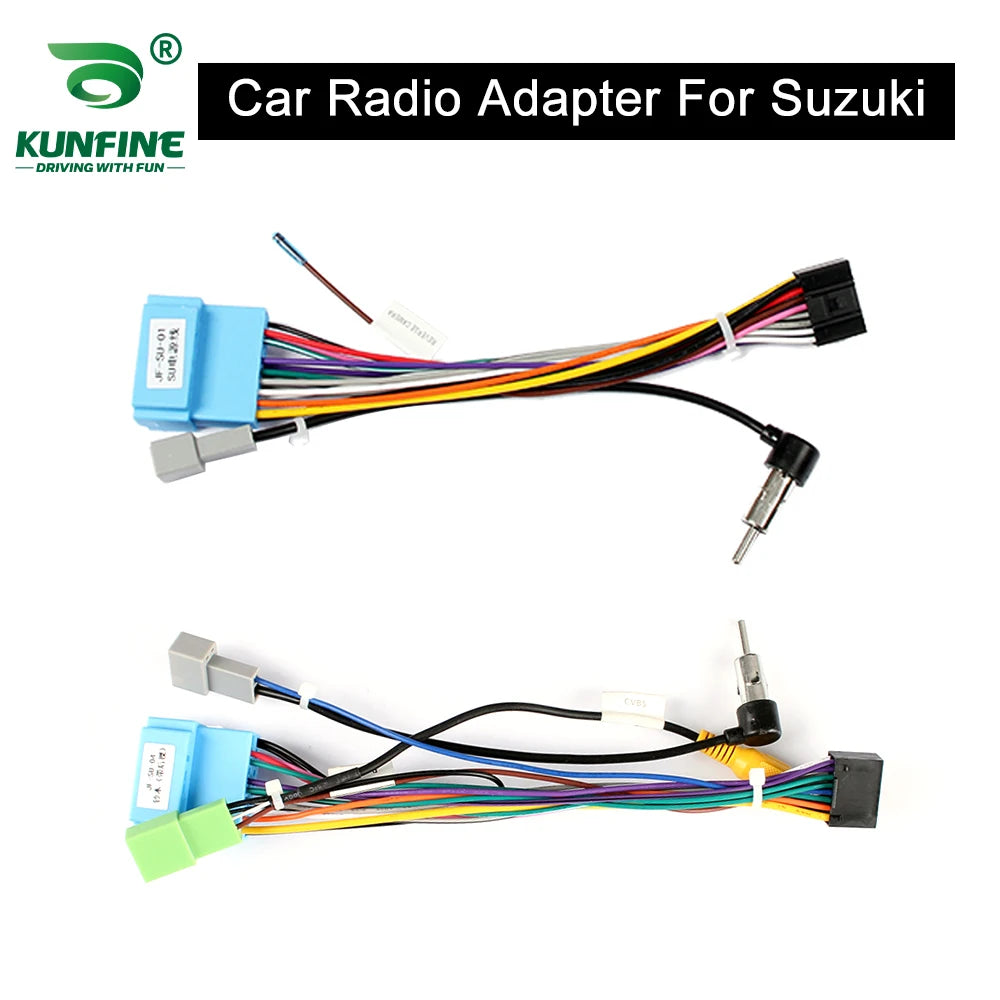 Suzuki 2Din Android Stereo Wiring Harness Adapter