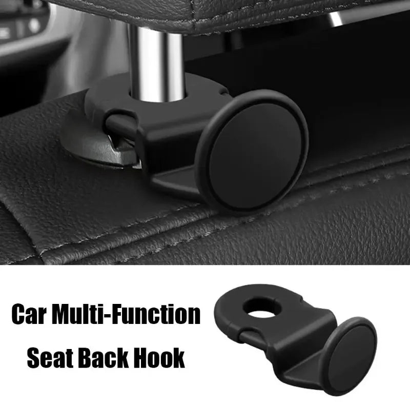 2PCS Car Back Seat Hook Car Interior Organizer Accessories 20KG Heavy Duty For Grocery Bag Car Headrest Hanger