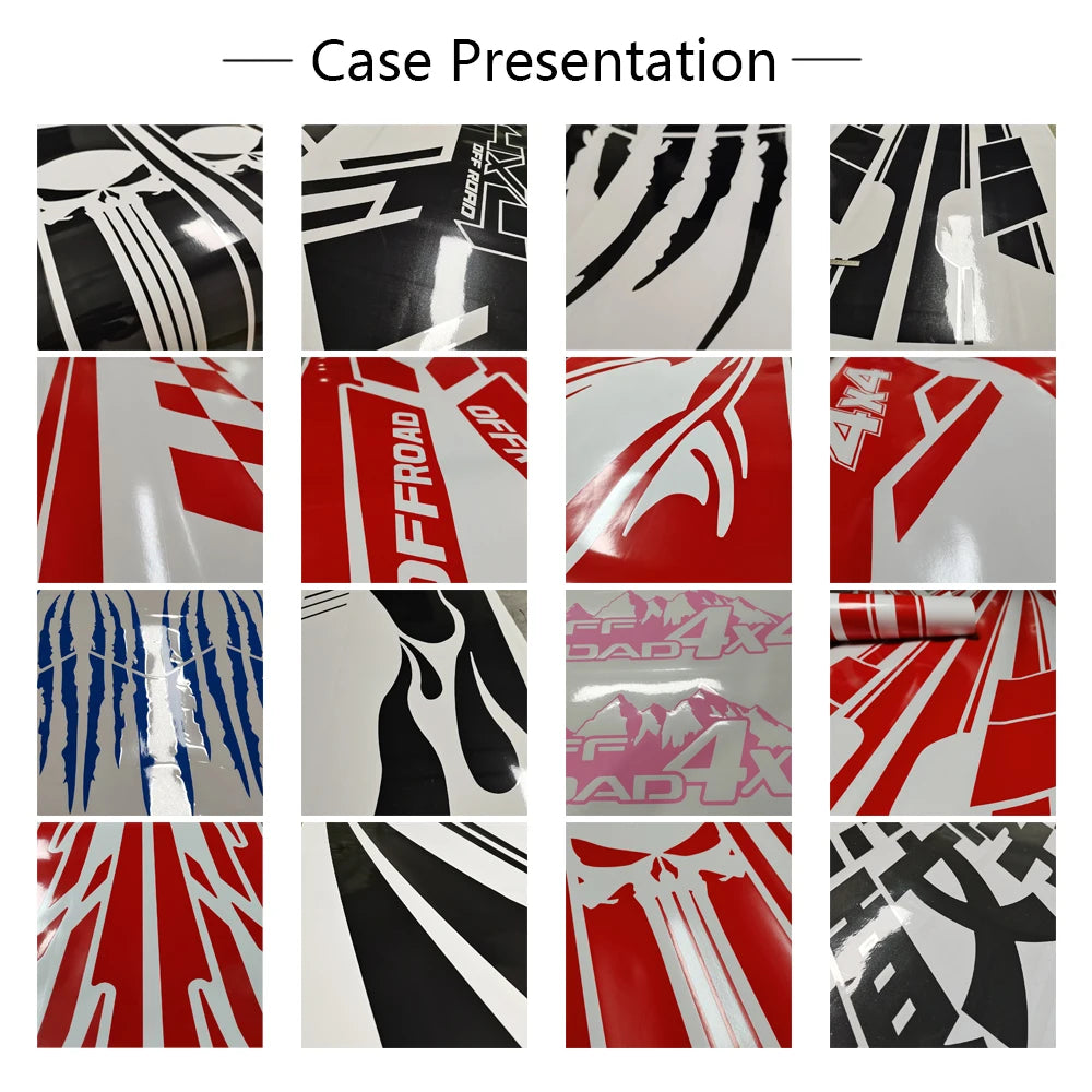 4x4 Off-Road Body Side Decal for Pickup Trucks (2pc)