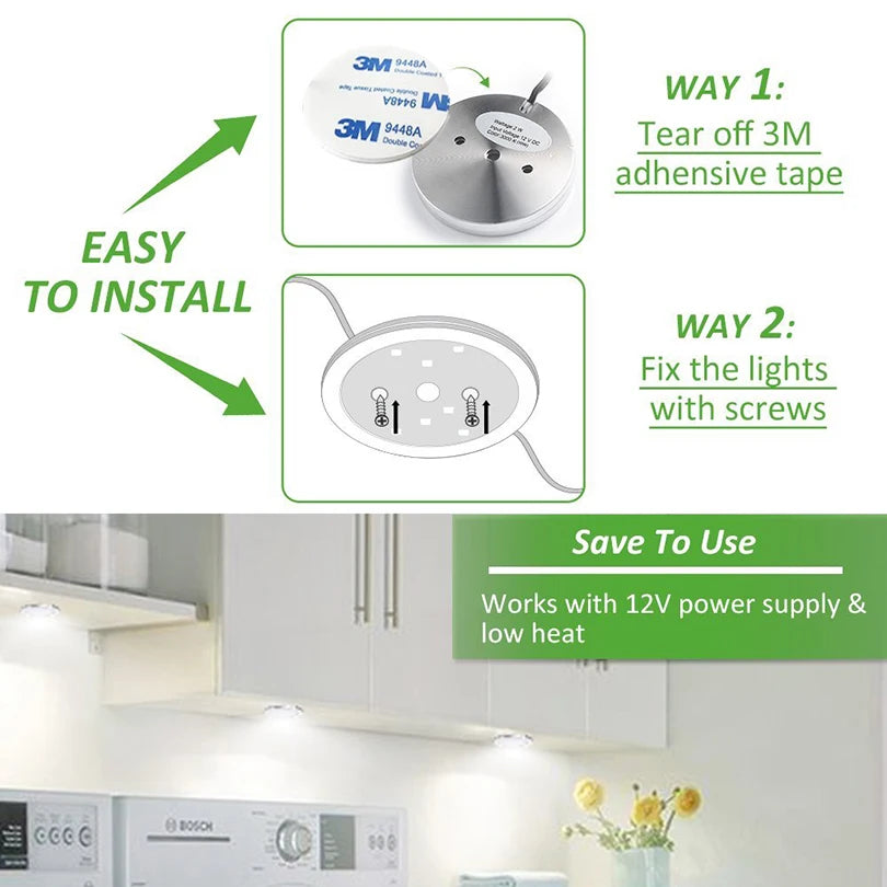 12V LED Under-Cabinet Light with 2m Cable