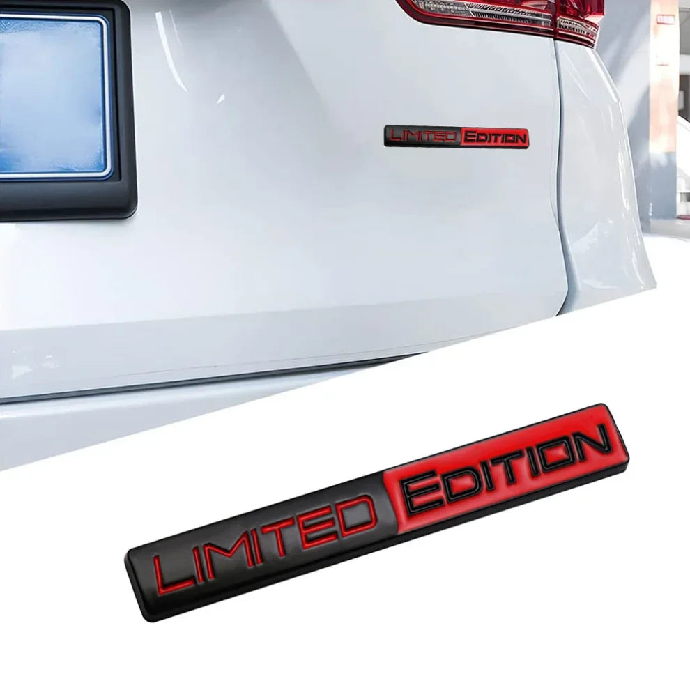 3D Limited Edition Aluminium Emblem Badge Decal for Car Trunk - view 5
