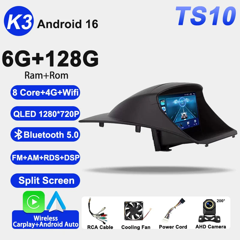9-Inch Android Car Radio for Ford Fiesta MK6/MK7 2009-2017 with GPS - image 9