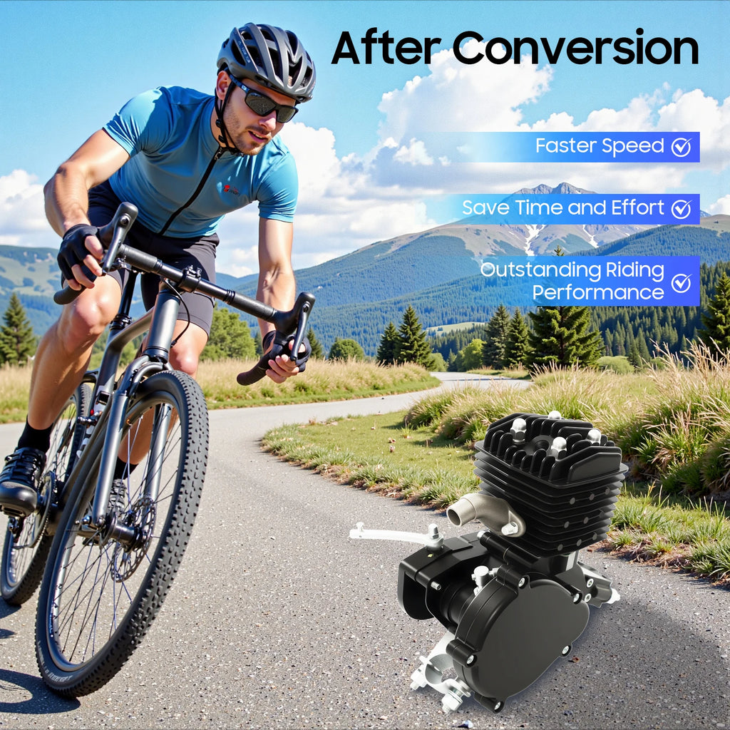 80cc 2-Stroke Bicycle Engine Kit with CDI Ignition