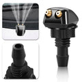 Windshield Washer Nozzles 2Pc – Adjustable Front Spray Jeep Dodge Ram