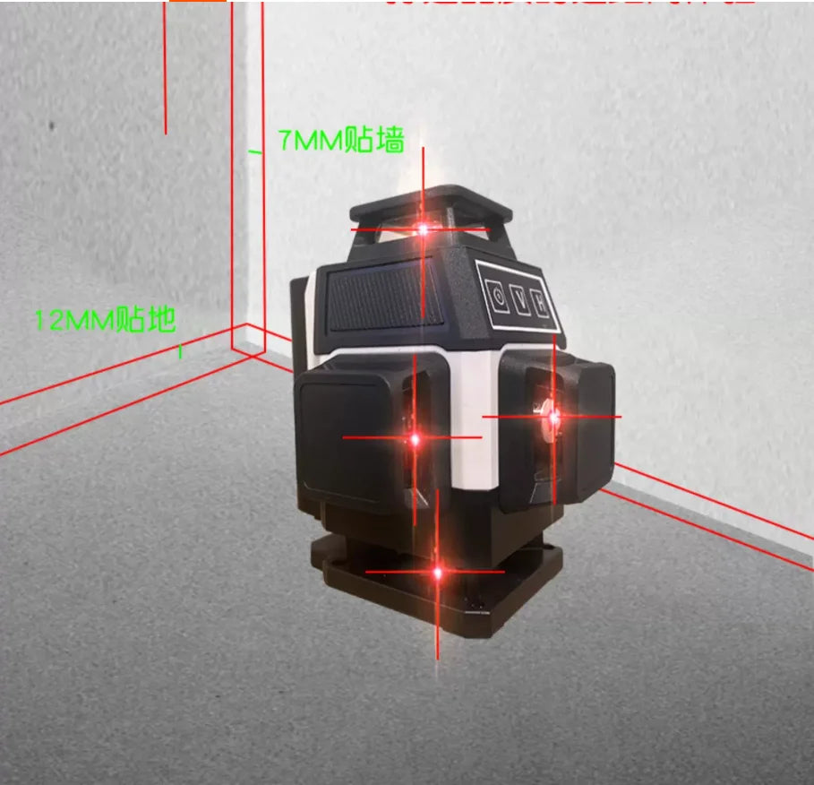 2026 New 8 Line 12 Line Super Red Laser Level High Precision Self Leveling Outdoor Infrared