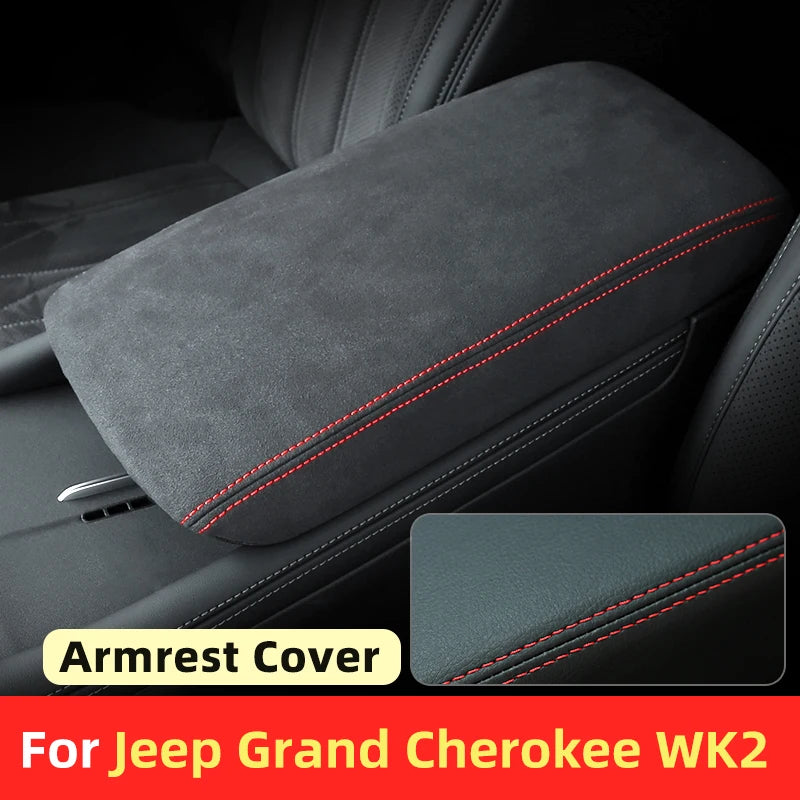 Car Accessories For Jeep Grand Cherokee WK2 2011-2015 2016 2017 2018 2019 2020 2021 Central Control Armrest Box protective Cover