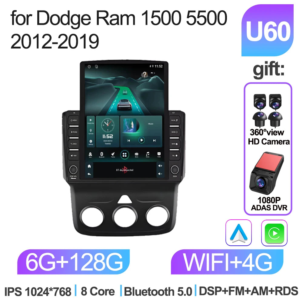 9.7-inch Android CarPlay Stereo for Dodge Ram 2012-2019 - image 40