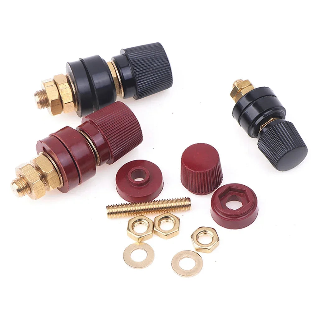 Remote Battery Junction Post Kit, 6mm or 8mm Brass Stud