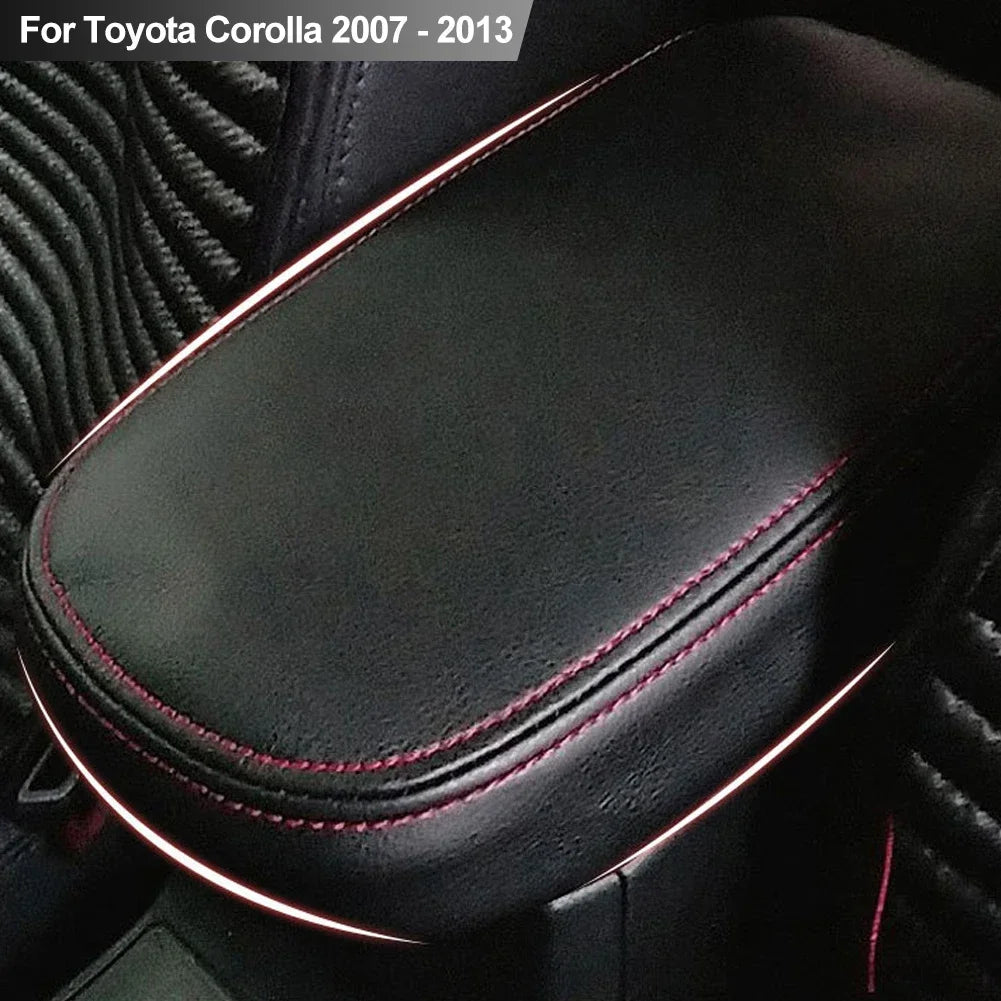 Toyota Corolla Armrest Cover 2007-2013 PU Leather Anti-Scratch - image 3