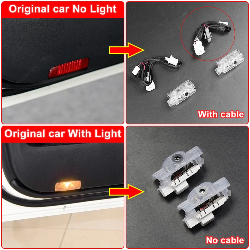 Toyota Land Cruiser Prado LED Door Welcome Light 2010-2023 - image 4