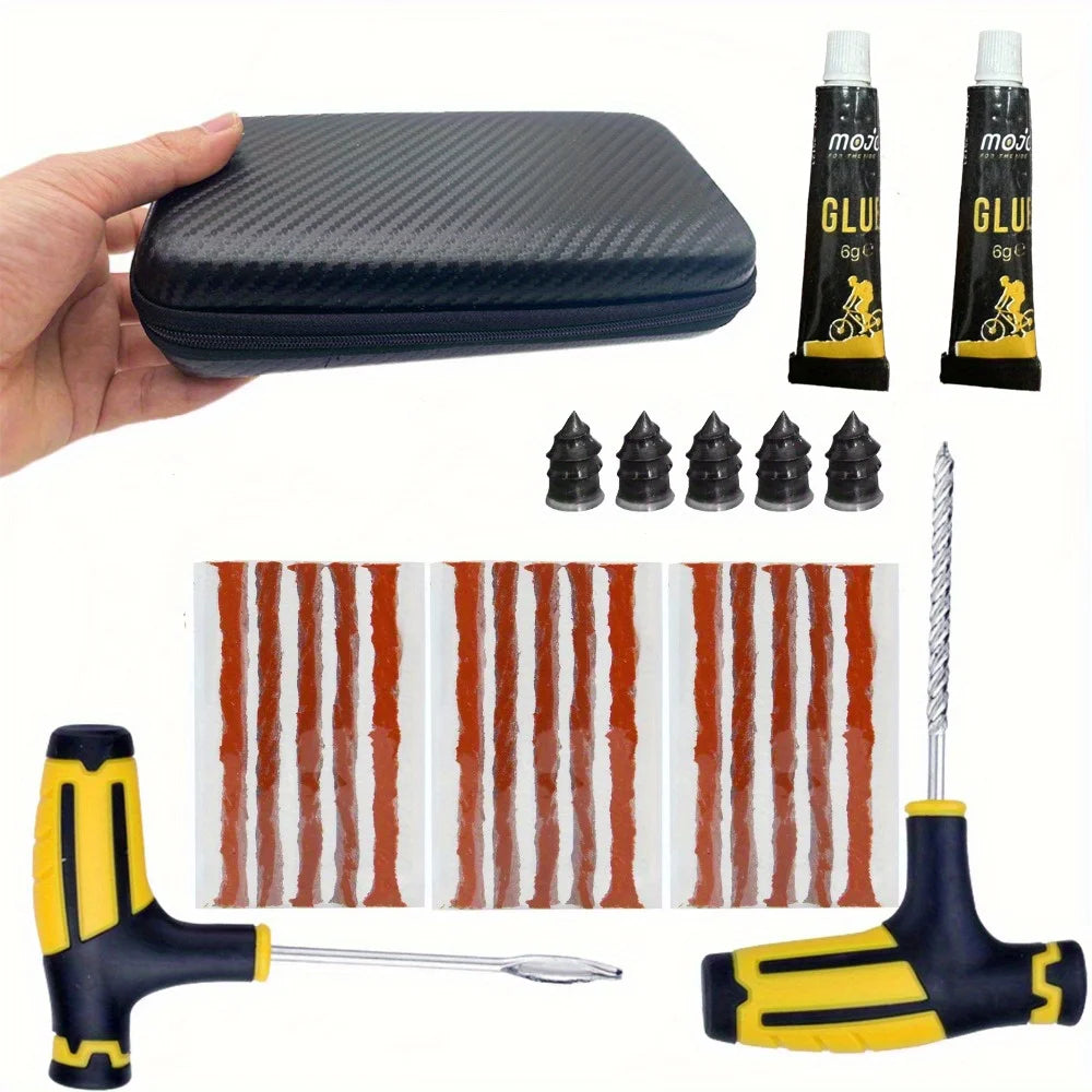 Heavy-Duty Emergency Tire Repair Kit for Cars, Trucks & SUVs - image 8
