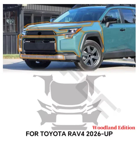 Pre-Cut Paint Protection Film Kit for Toyota RAV4 2026-2027